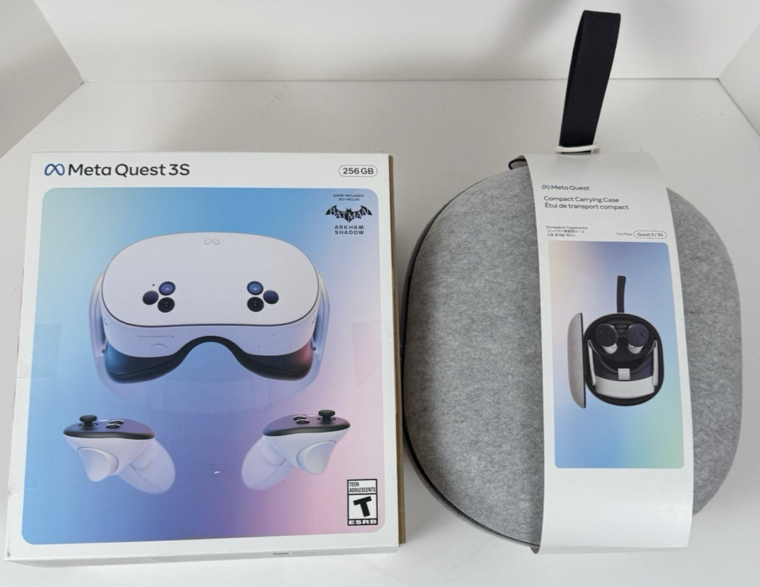 New Meta Quest 3S 256GB All-in-One VR Headset – Batman Arkham Shadow