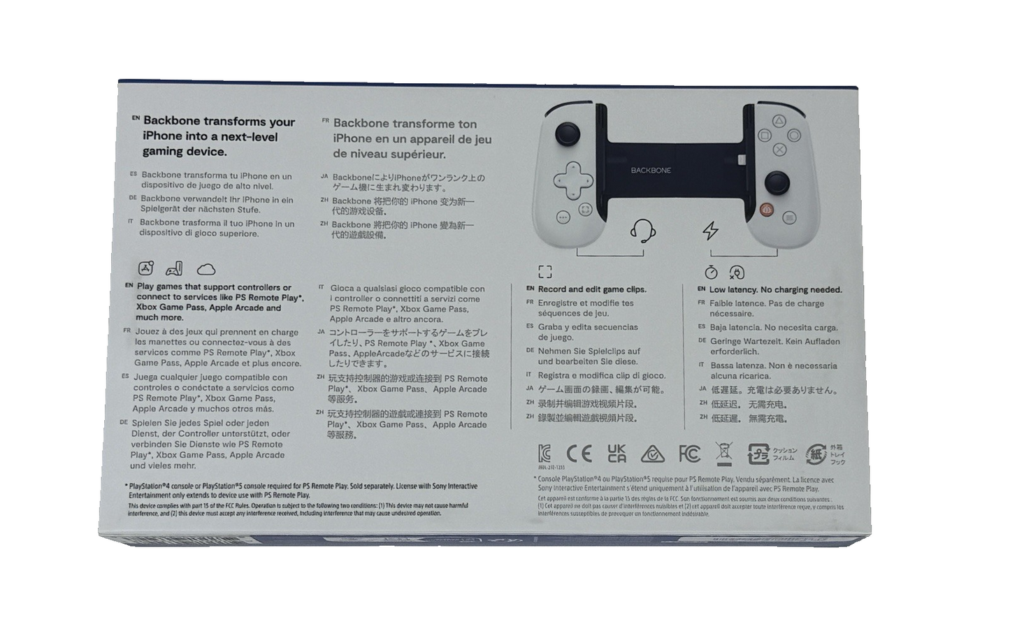 Backbone One (PlayStation Edition) 2nd Gen for iPhone (Lightning) $25 gift New