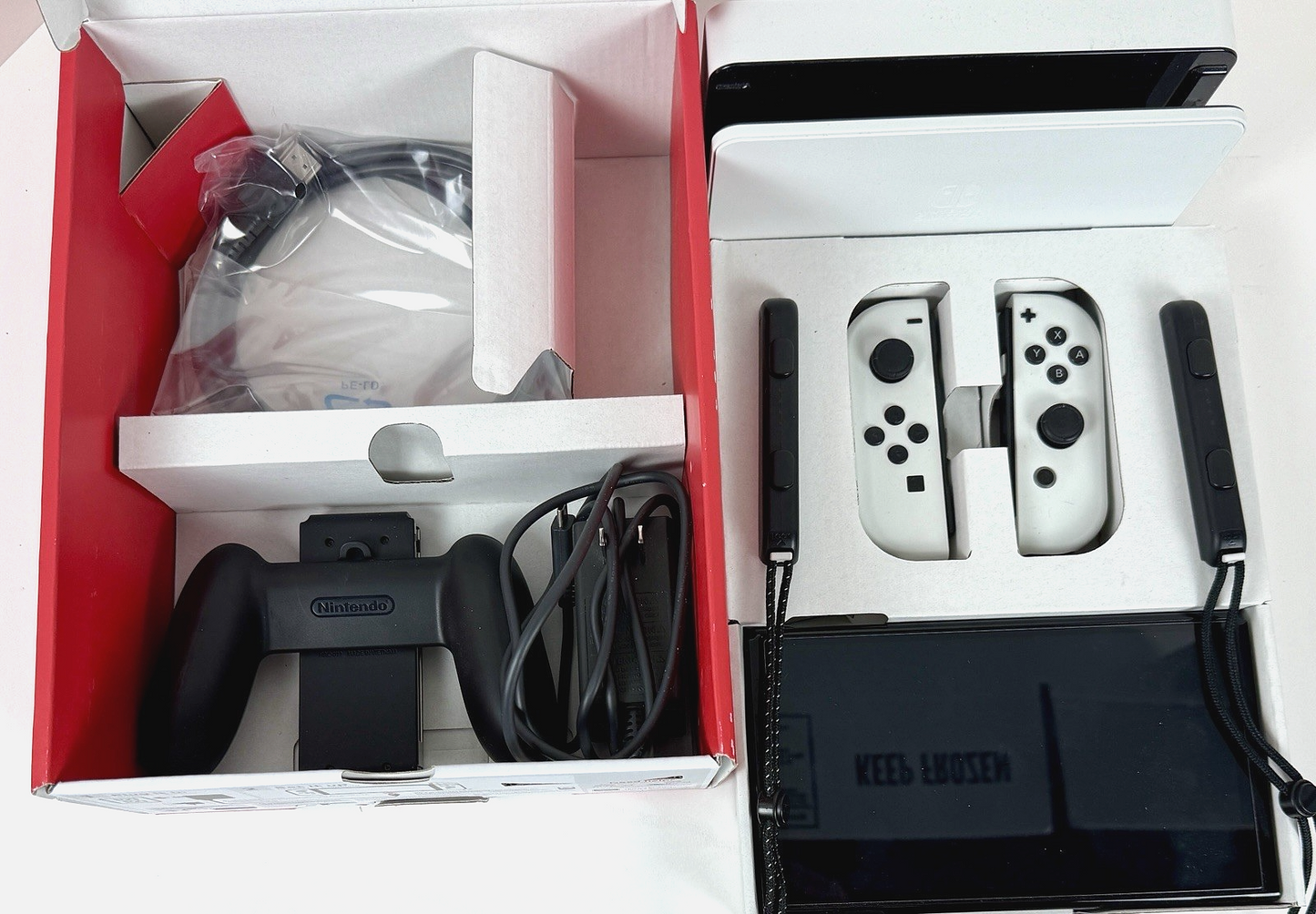 Nintendo Switch OLED White 64GB Console + Joy-Con Dock Bundle – Newest Model