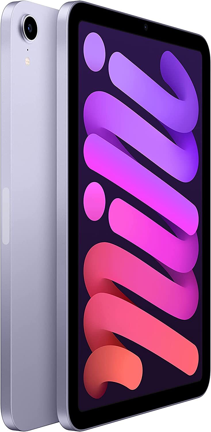Apple iPad mini 6th Gen Wi-Fi 64GB A15 8.3" Retina Tablet Purple A2567