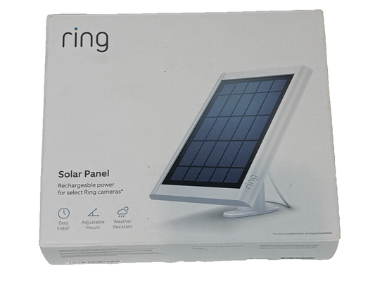 Ring Solar Panel White – Powers Ring Spotlight Cam & Stick Up Cam Battery
