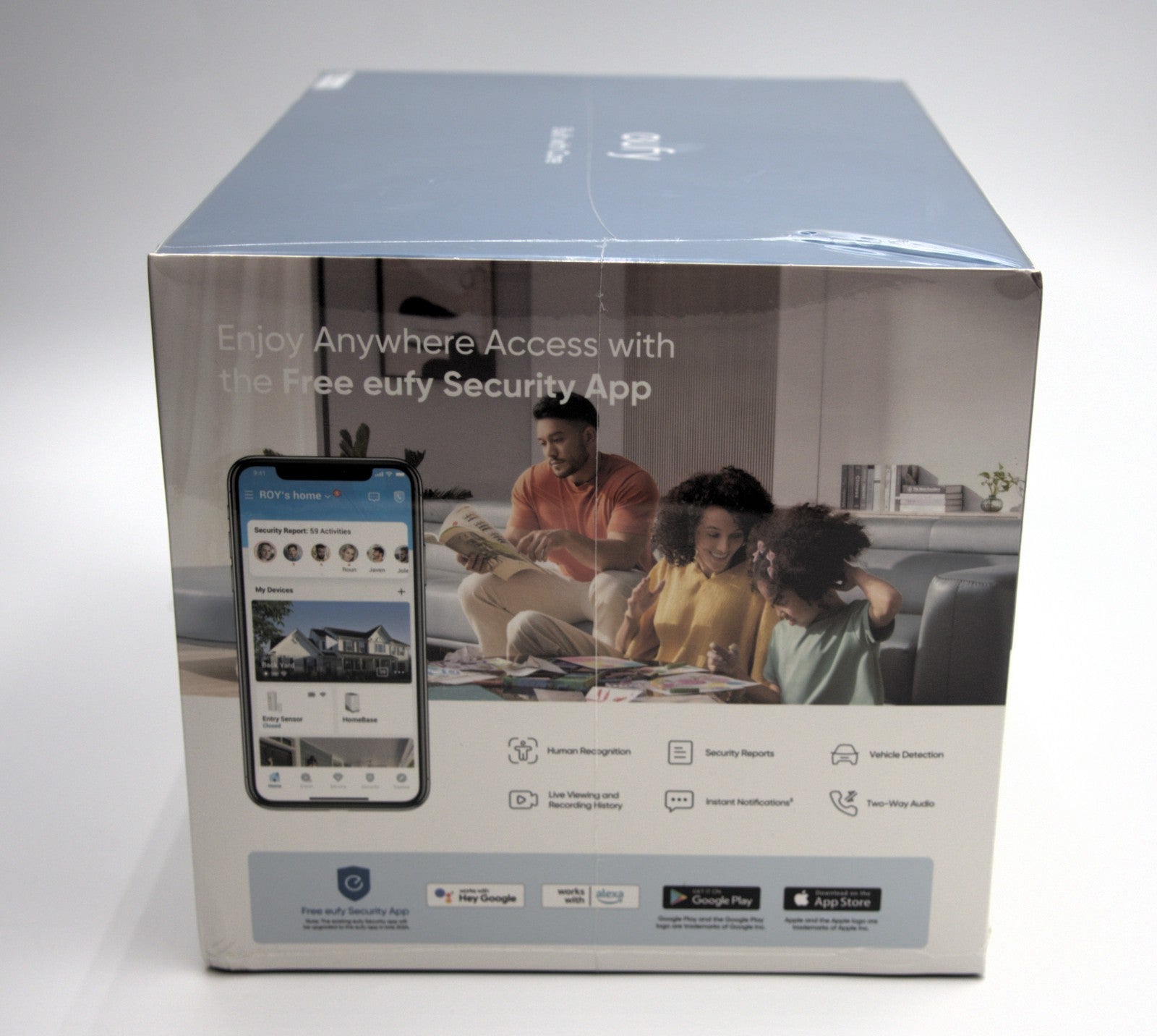 eufy S330 eufyCam 3 Wireless 4K Security Camera Kit – 3-Cam Solar Powered White