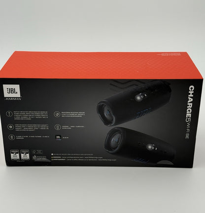 JBL Charge 5 SE Wireless Waterproof Speaker - Wi-Fi + Bluetooth - Black - OB