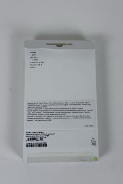 Apple AirTag 4-Pack GPS Tracker MX542LL/A A2187 – NEW Fast Ship
