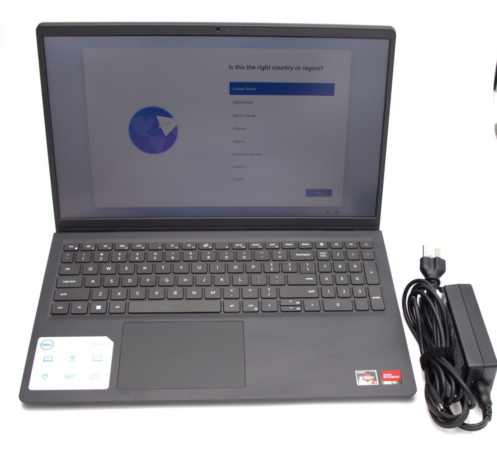 Dell Inspiron 15.6" Touchscreen Laptop – AMD Ryzen 7, 16GB RAM, 512GB SSD Black