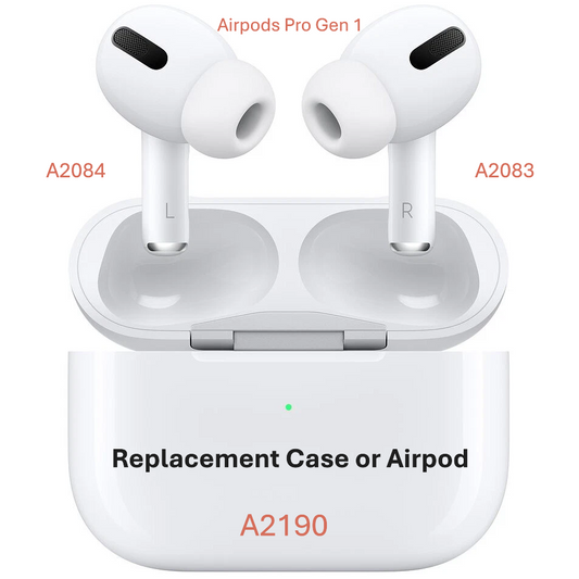 Genuine Apple AirPods Pro Gen 1 – OEM Replacement Left, Right, or Case | Good
