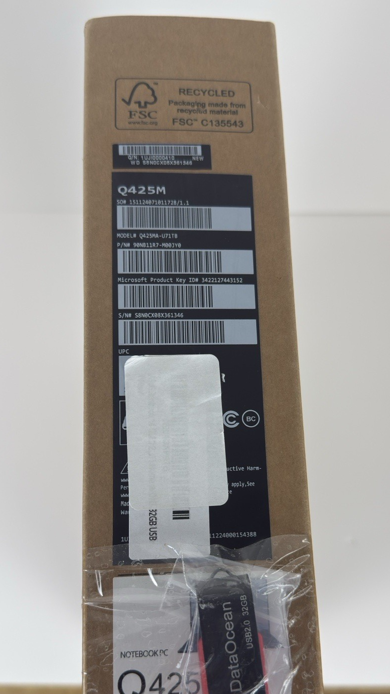 ASUS Zenbook 14 OLED Q425MA Ultra 7 16GB 1TB SSD Jasper Gray – NEW