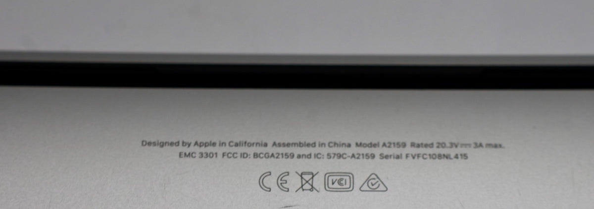 Apple MacBook Pro 13" 2019 i5 1.4GHz 8GB 256GB SSD Silver MUHR2LL/A