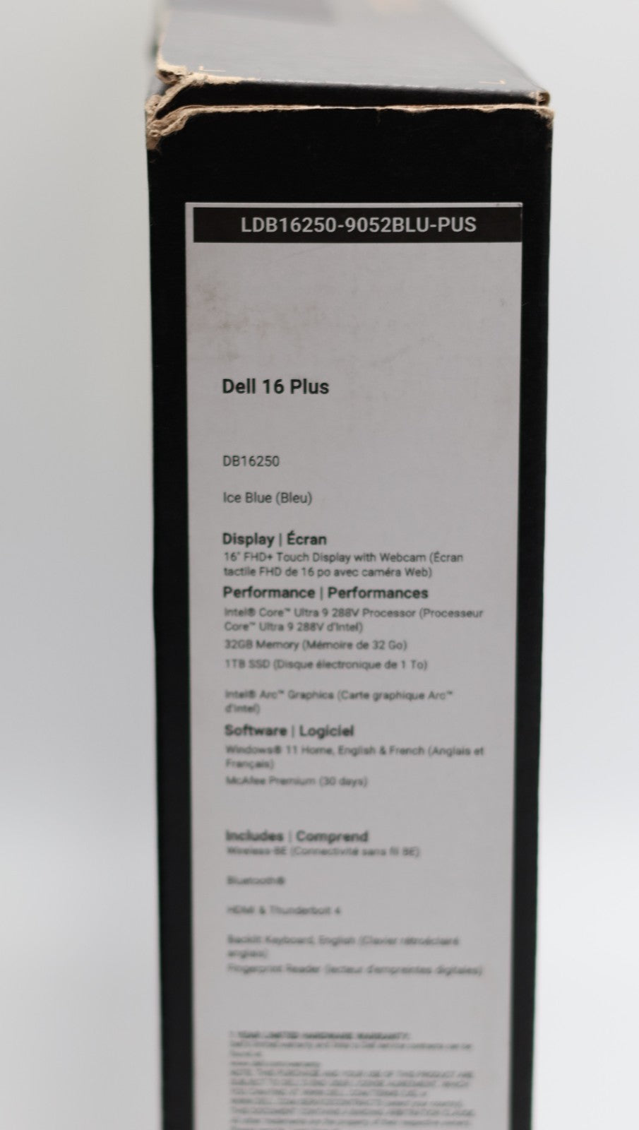 Dell Plus 16" 1920x1200 Touch Ultra 9 288V 32GB 1TB SSD W11H