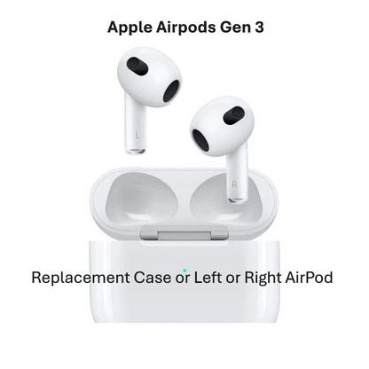 Apple AirPods 3rd Gen – Genuine Right, Left, or Wireless Charging Case | Good!