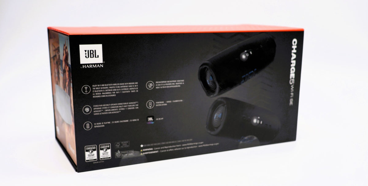 JBL Charge 5 Wi‑Fi SE Portable Bluetooth Speaker Waterproof Black - Auracast