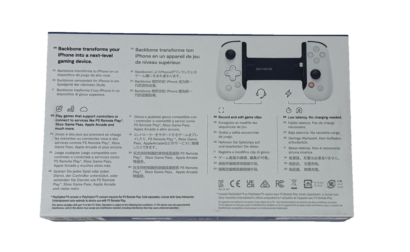 Backbone One (PlayStation Edition) 2nd Gen for iPhone (Lightning) $25 gift New