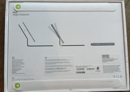 Apple Magic Keyboard for iPad Air 11-inch M2 & M3 - English - White - MDFV4LL/A