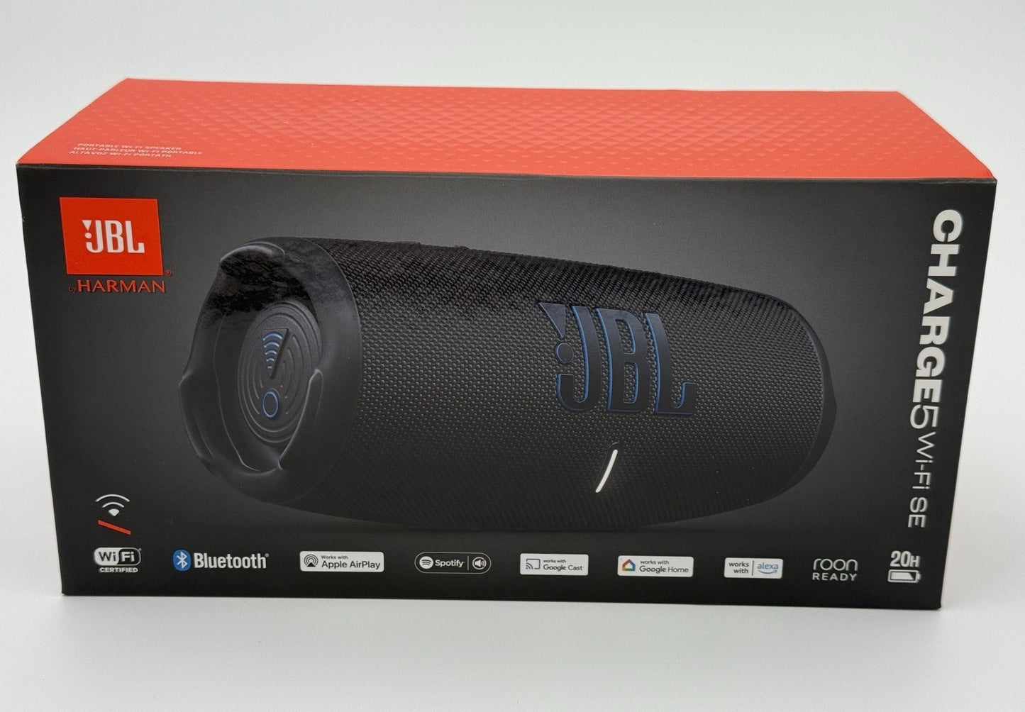 JBL Charge 5 SE Wireless Waterproof Speaker - Wi-Fi + Bluetooth - Black - OB