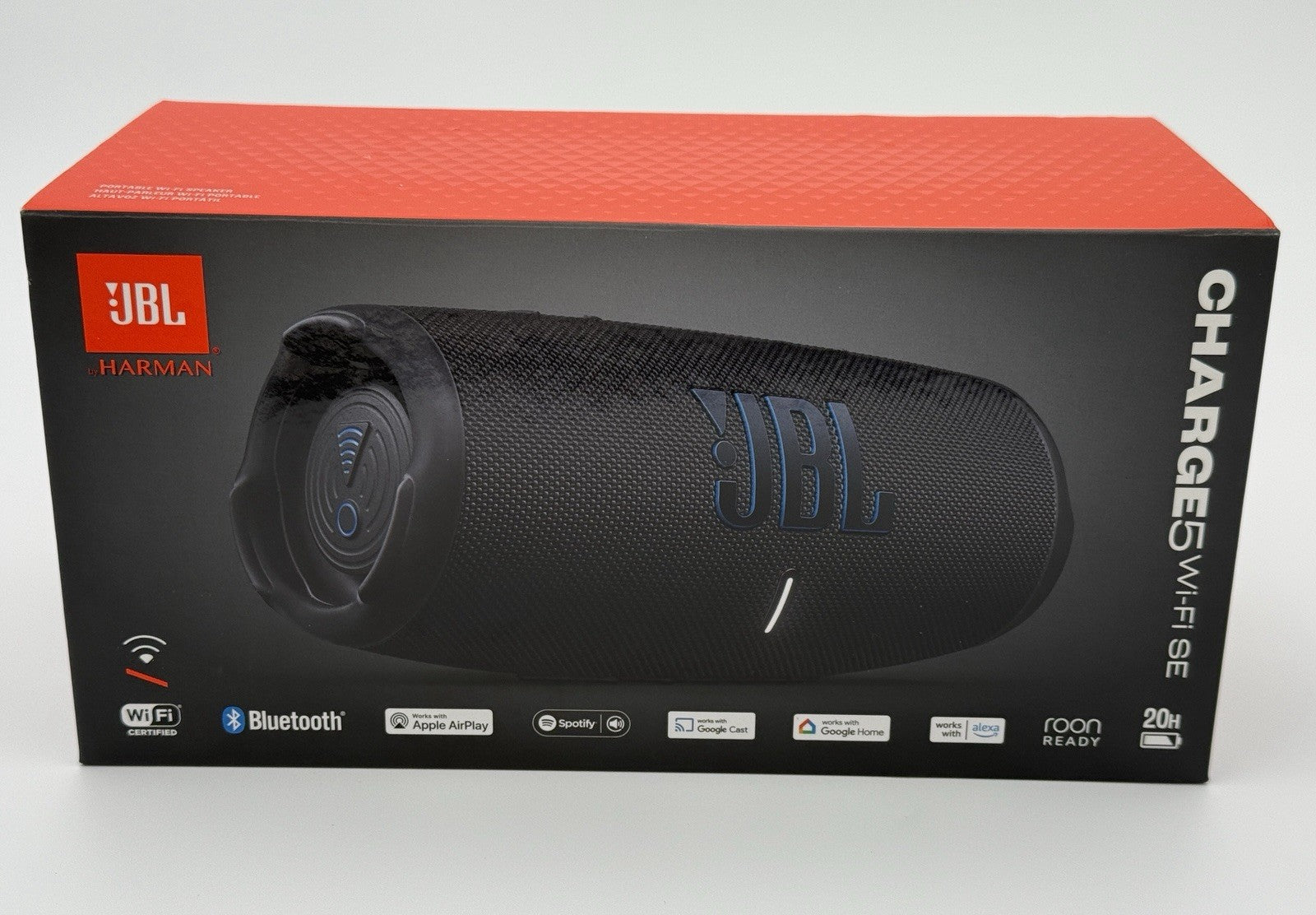 JBL Charge 5 SE Wireless Waterproof Speaker - Wi-Fi + Bluetooth - Black - OB