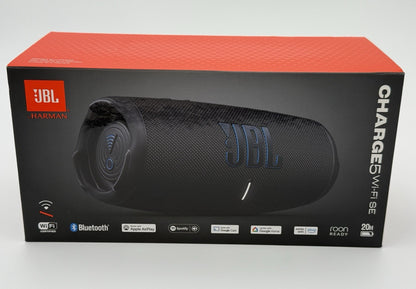 JBL Charge 5 SE Wireless Waterproof Speaker - Wi-Fi + Bluetooth - Black - OB