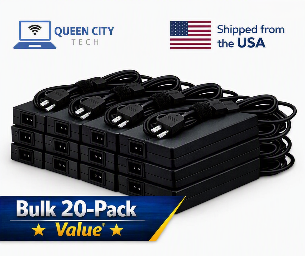 20 Pack 65W USB‑C Laptop Charger – Lenovo Acer HP Dell ASUS Compatible Wholesale