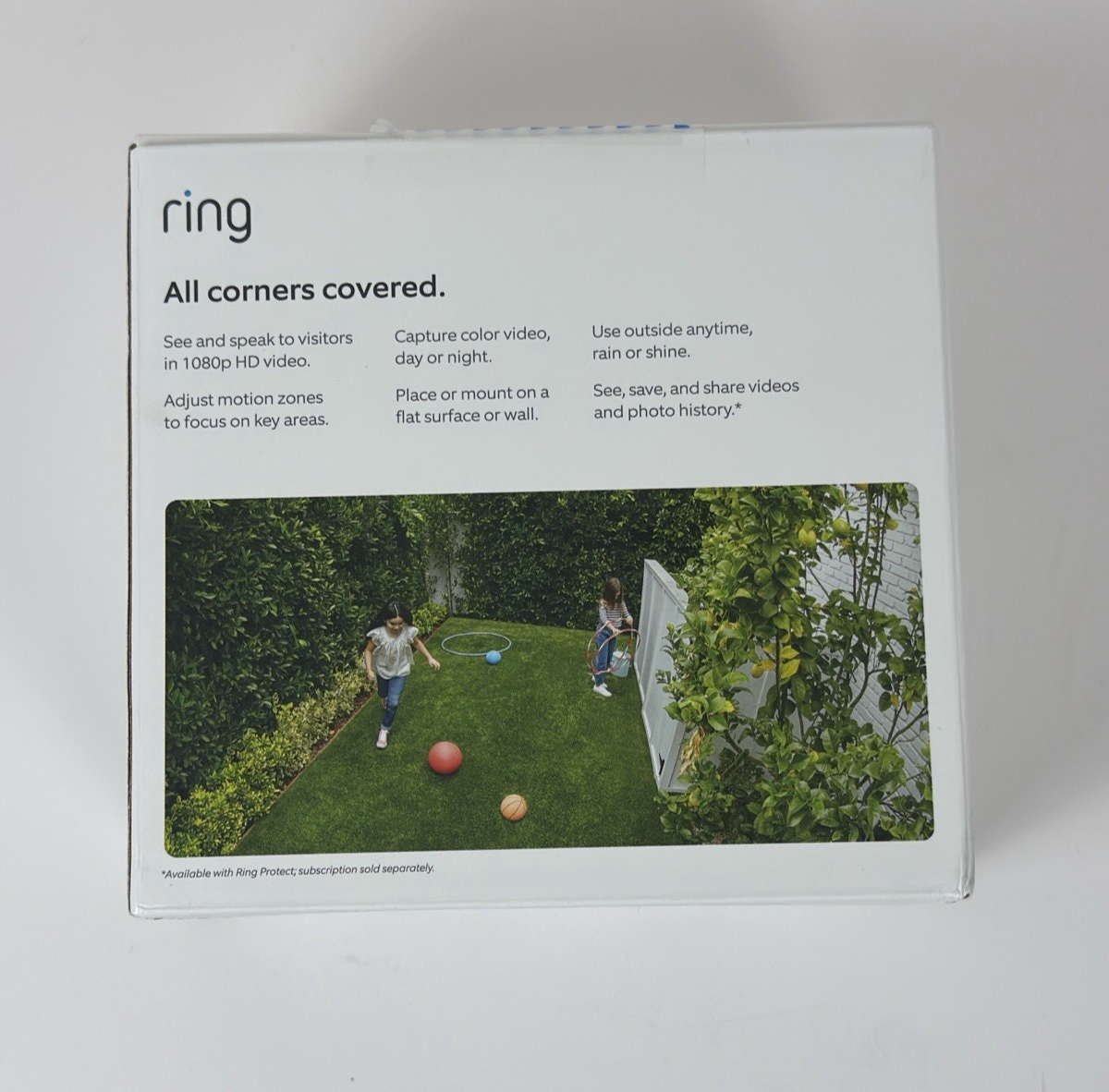RING Stick Up Cam Plug-In | 1080p HD | Indoor/Outdoor | New & Sealed