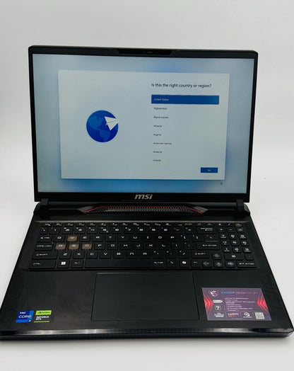 MSI Raider 16" – i9-14900HX, 32GB RAM, 1TB SSD, NVIDIA RTX 4070 | FHD+ 144Hz