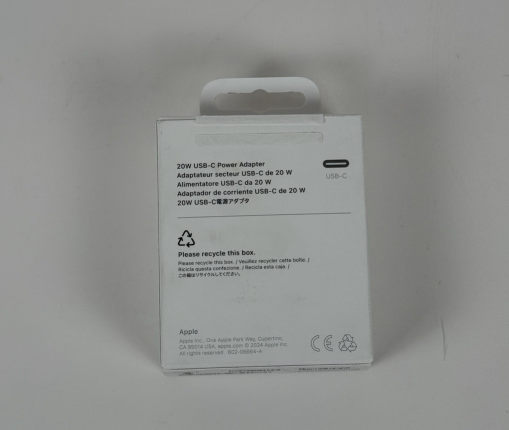 Apple 20W USB-C Power Adapter Fast Charger for iPhone iPad