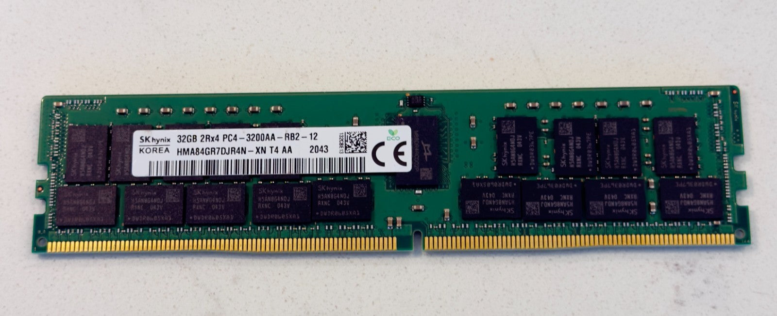SK HYNIX 32GB 2RX4 PC4-3200AA-RB2 HMA84GR7DJR4N-XN-T4-AA 2043