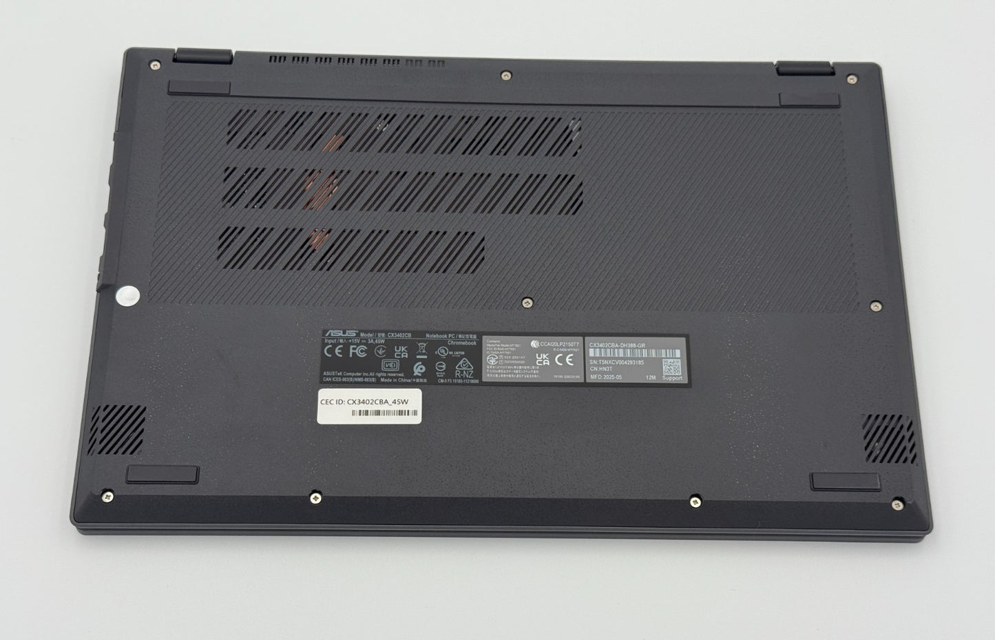 ASUS Chromebook Plus CX3402CBA – 14" i3, 8GB, 128GB SSD  1 yr Warranty Open Box