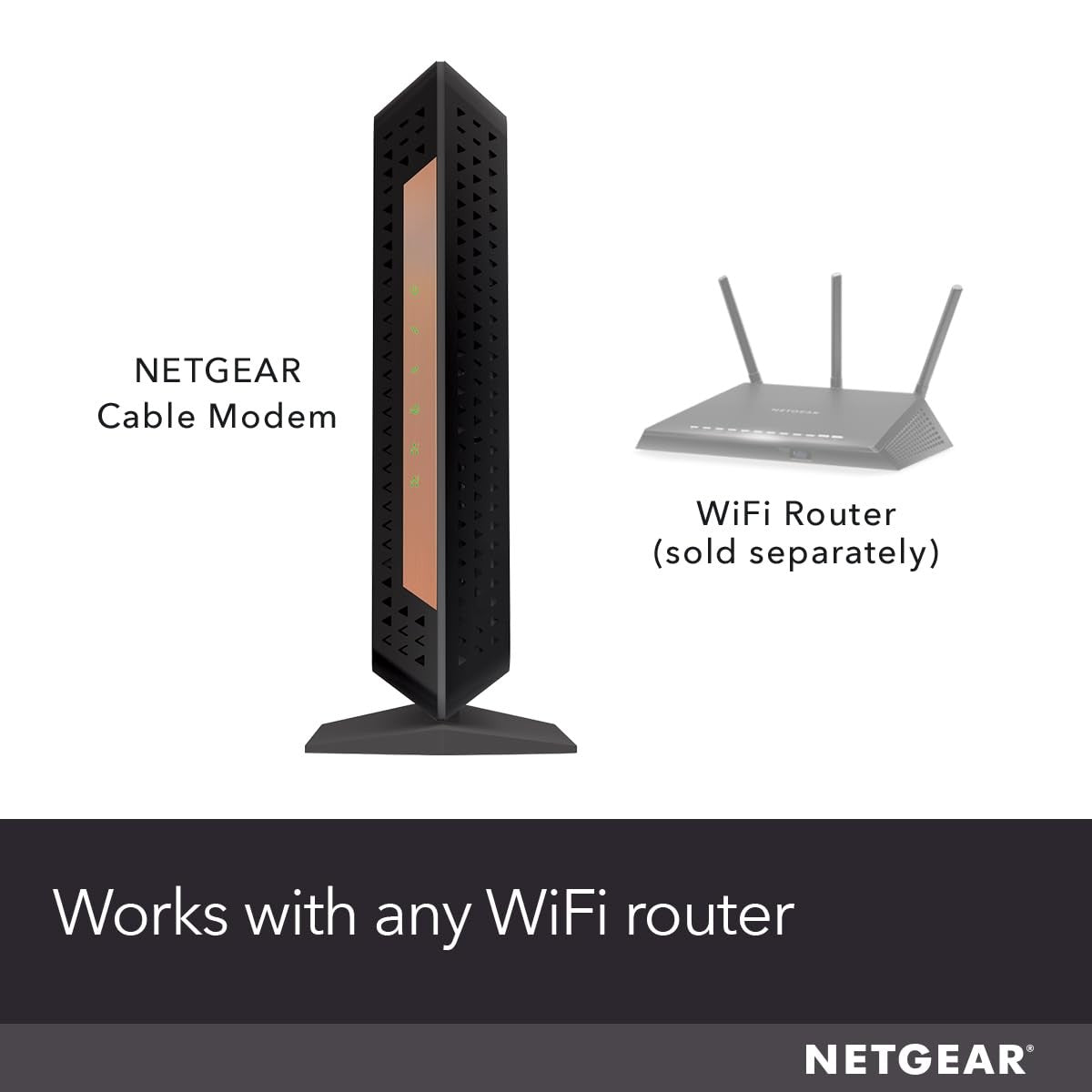 NETGEAR CM1100-100NAR Nighthawk DOCSIS 3.1 Cable Modem