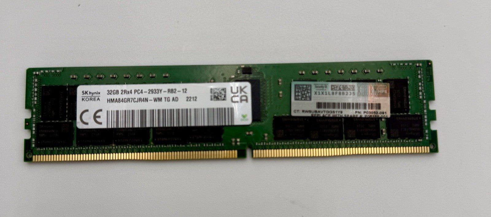 SK Hynix 32GB DIMM DDR4 RAM 2RX4 PC4-2933Y-RB2-12 DDR4 288PIN ECC Server Memory