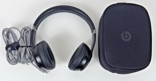 Beats Solo 4 Wireless On-Ear Headphones Black w/ AppleCare+ - Excellent!