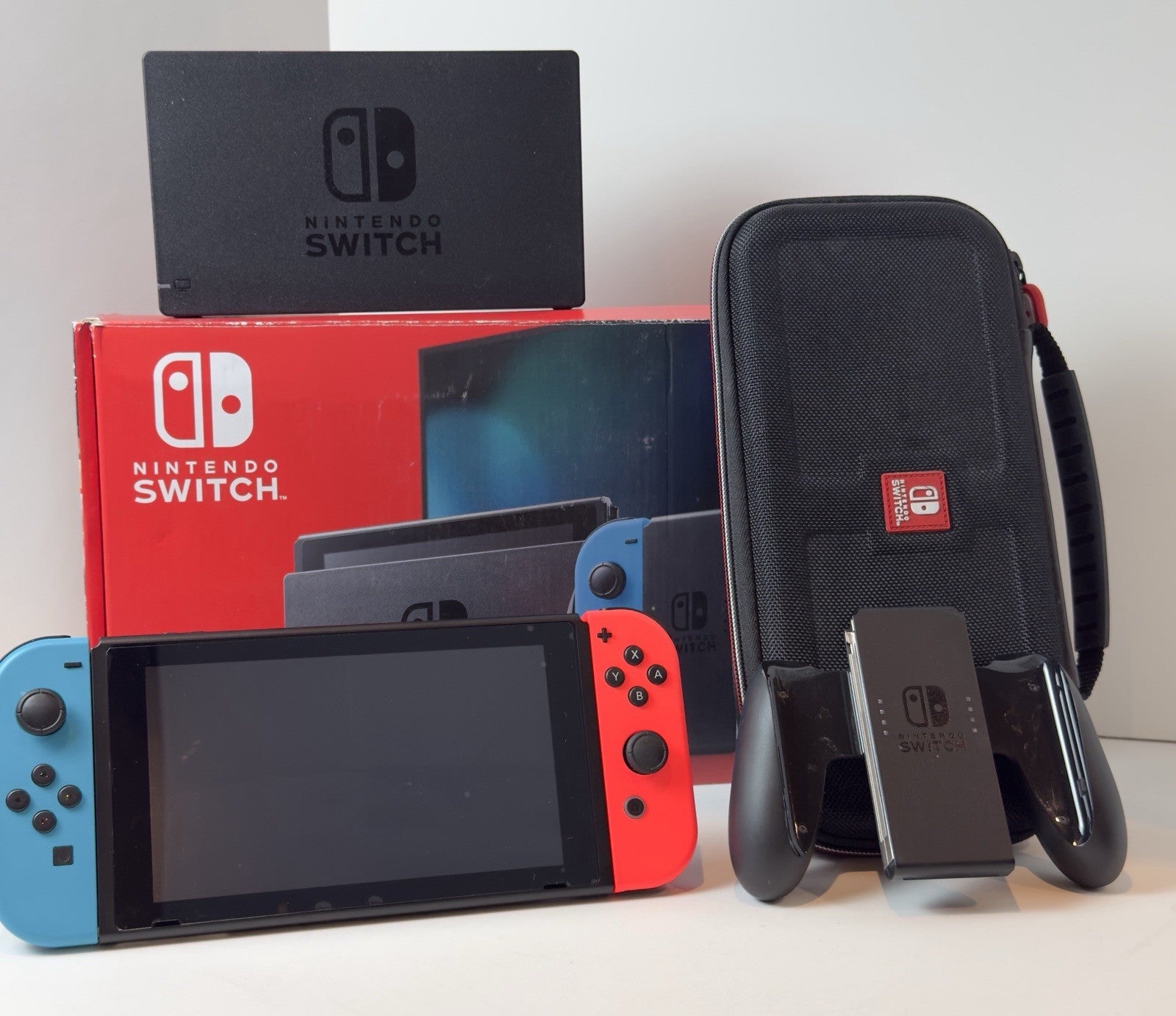 Nintendo Switch Console with Neon Blue and Neon Red Joy Cons 32GB V2