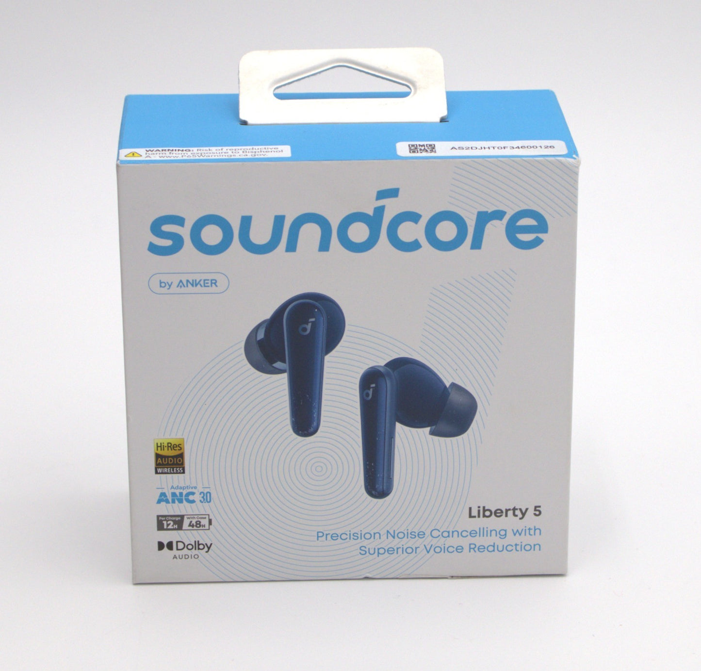 Soundcore Liberty 5 Wireless Earbuds Adaptive ANC 3.0 Dolby Audio Blue