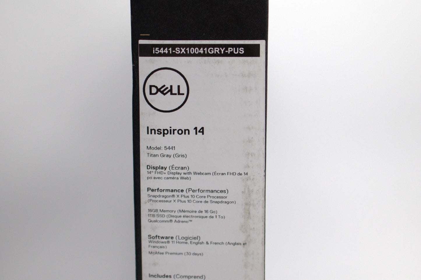 DELL Copilot 14" FHD+ Snapdragon X Plus 16GB 1TB SSD 5441 – Titan Gray