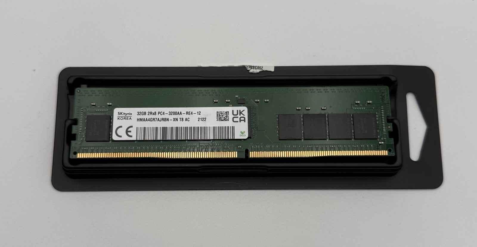SK HYNIX 32GB (1X32GB) 2RX8 PC4-3200AA SERVER MEMORY HMAA4GR7CJR8N-XN
