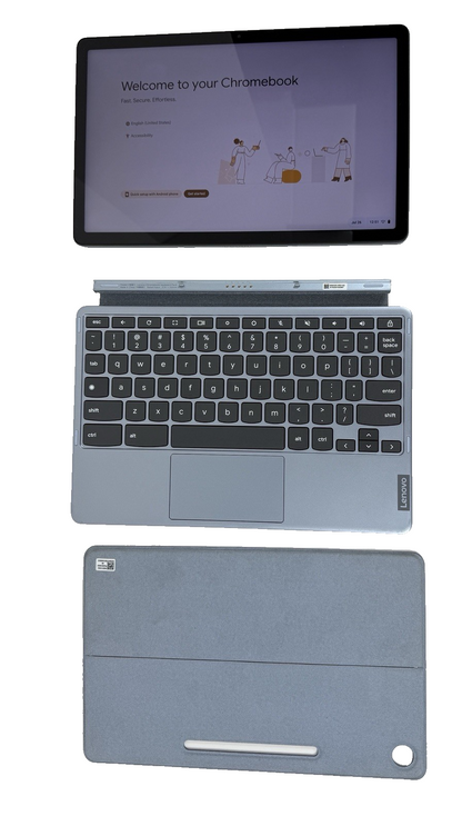 Lenovo IdeaPad Duet 3 Chromebook 11" 2K Touch Snapdragon 128GB Misty Blue WTY