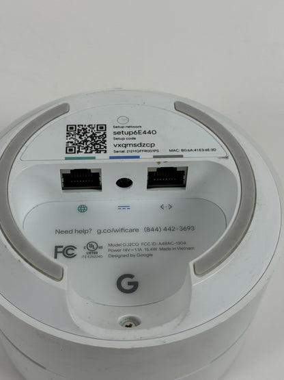 Google Wifi AC1200 Mesh Router – White (GA02430-US) - Warranty