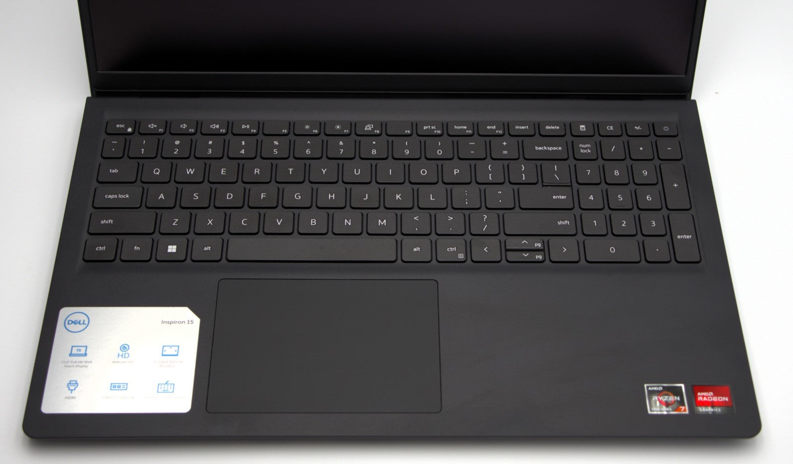 Dell Inspiron 15.6" Touchscreen Laptop – AMD Ryzen 7, 16GB RAM, 512GB SSD Black
