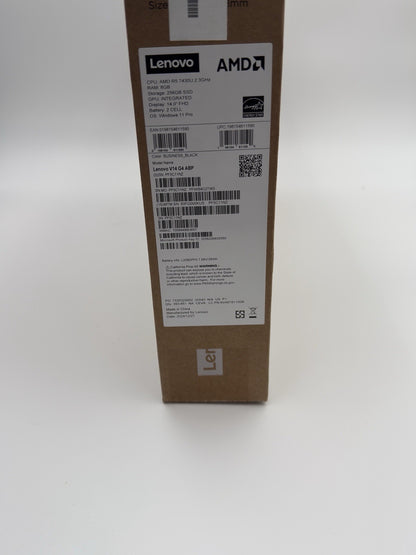 Lenovo V14 G4 ABP – AMD Ryzen 5, 8GB RAM, 256GB SSD | HD | Warranty | Excellent