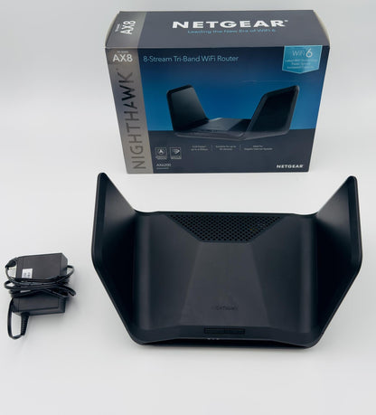 Nighthawk Tri-Band 8-Stream AX6200 WiFi 6 Router NETGEAR RAX78-100NAS