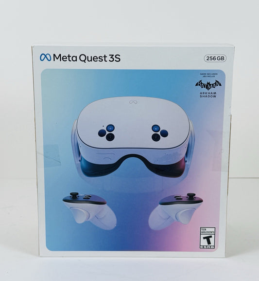 Meta Quest 3S 256GB All-in-One VR Headset – Mixed Reality Gaming & Entertainment