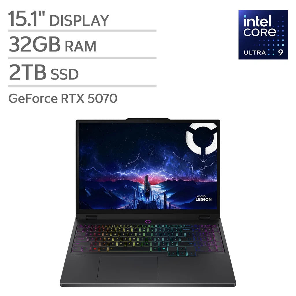 Lenovo Legion 5i 15.1" WQXGA Intel Ultra 9 275HX 32GB 2TB SSD RTX 5070 OLED W11H