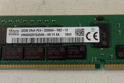 SK HYNIX 32GB 2RX4 PC4-3200AA-RB2 HMA84GR7DJR4N-XN-T4-AA 2043