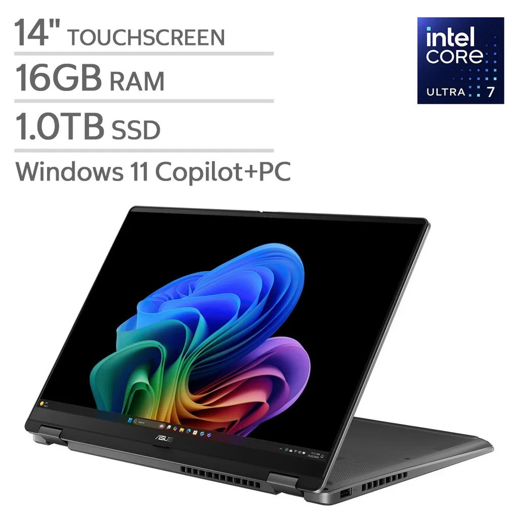Asus VivoBook Flip TP3407SA-DS74T 14" OLED Touch Ultra 7 256V 16GB 1TB W11H 2in1