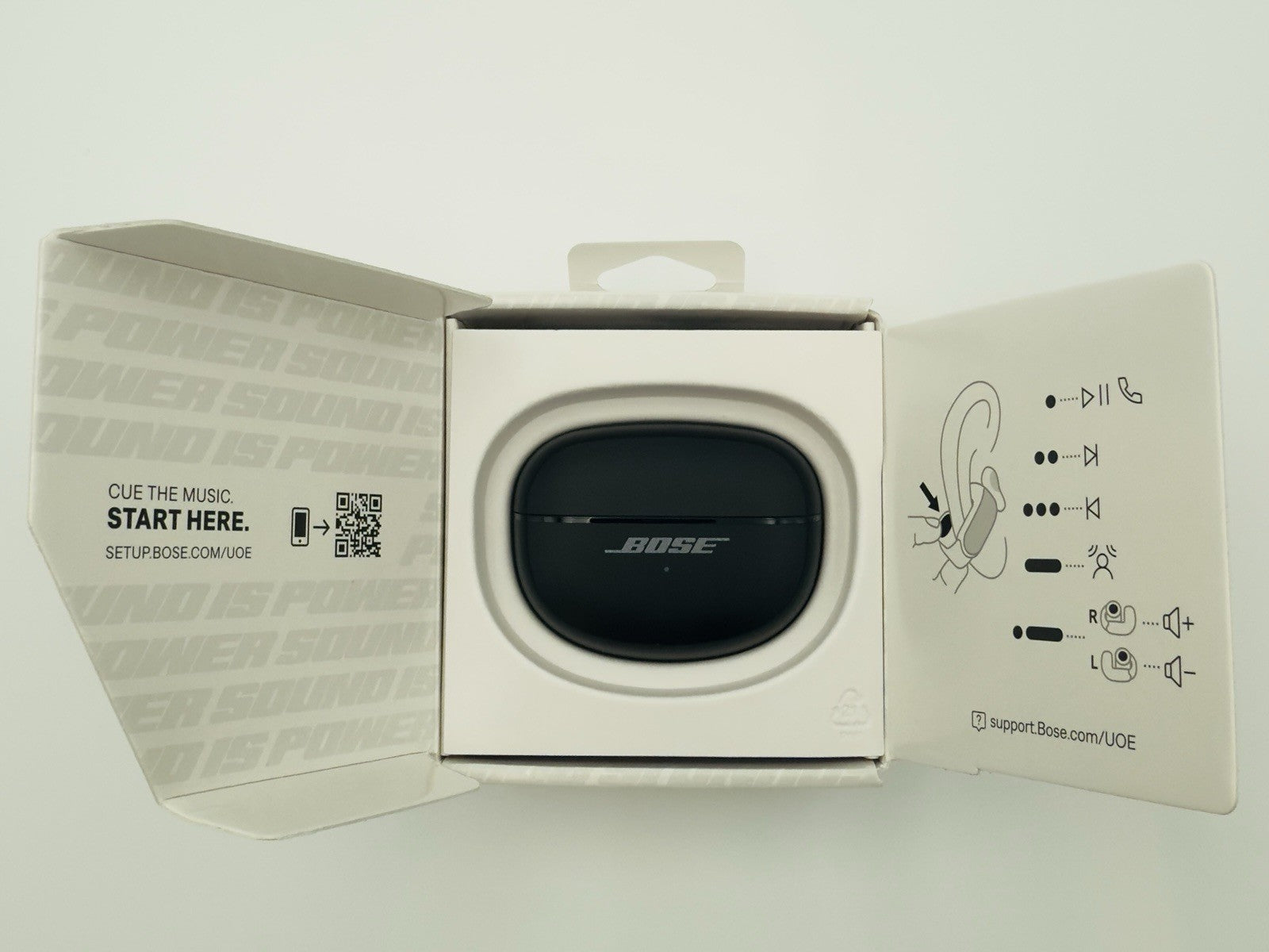 BOSE Ultra Open Earbuds - True Wireless Bluetooth - Black