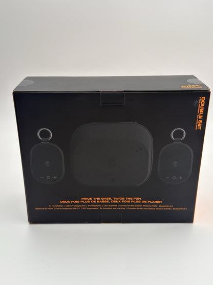 Skullcandy Kilo Wireless Bluetooth Speaker – Waterproof 2-Pack with Case | New