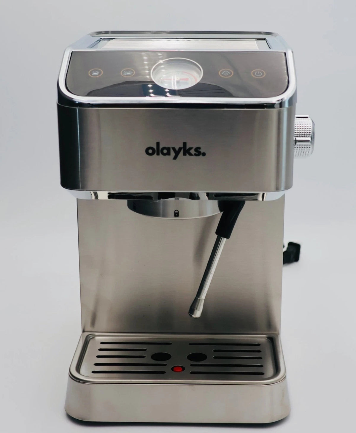 Olayks 20 Bar Espresso Machine Stainless Steel Milk Frother 1.8L Tank 1400W