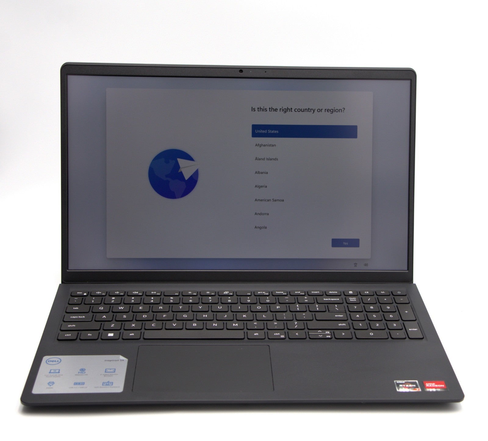 Dell Inspiron 15.6" Touchscreen Laptop – AMD Ryzen 7, 16GB RAM, 512GB SSD Black