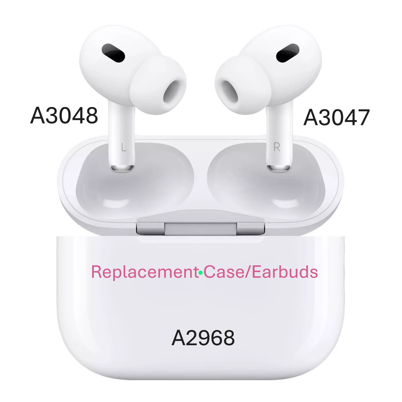 Genuine Apple AirPods Pro 2 USB-C  Replacement Part – Left /Right or Case