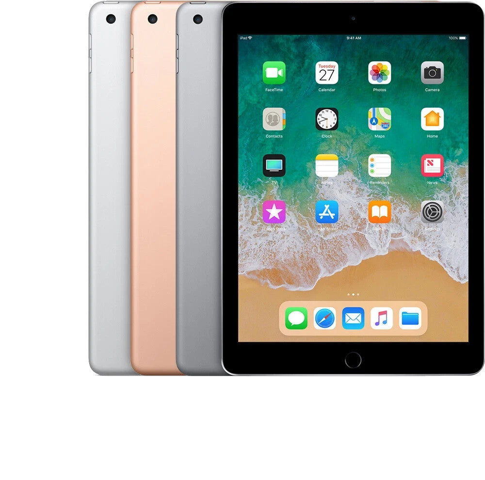 Apple iPad 6th Gen 9.7" 32GB Space Gray WiFi  Very Good - 1 Year Warranty!