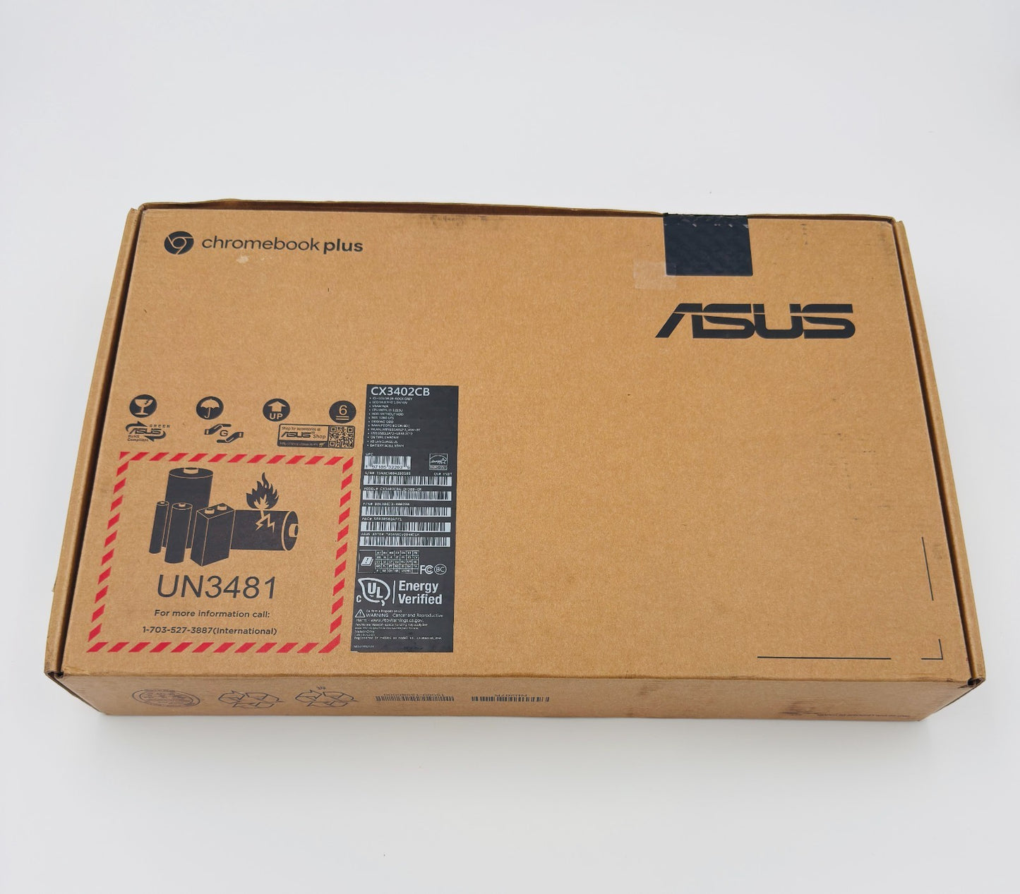 ASUS Chromebook Plus CX3402CBA – 14" i3, 8GB, 128GB SSD  1 yr Warranty Open Box