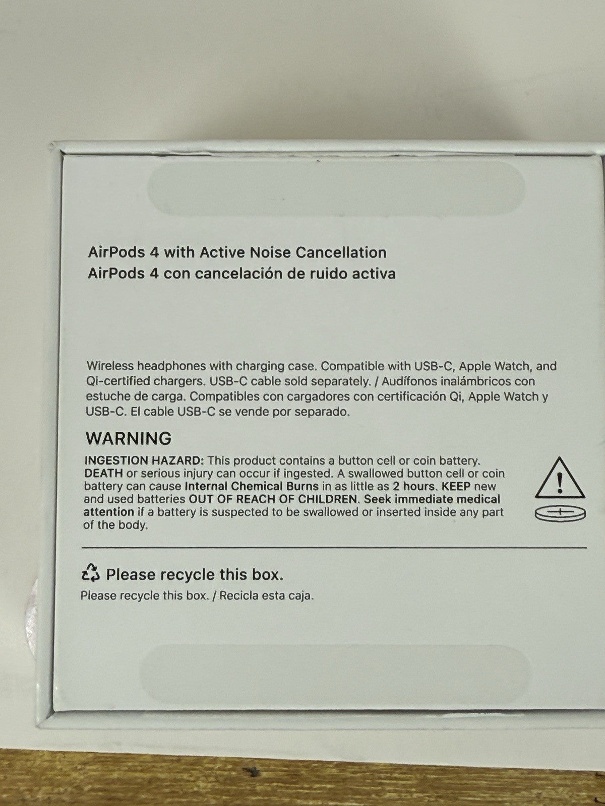 Apple AirPods 4th Gen ANC  with Active Noise Cancellation MXP93LL/A - Excellent!